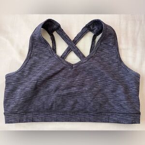 Torrid Gray Strappy Sports Bra